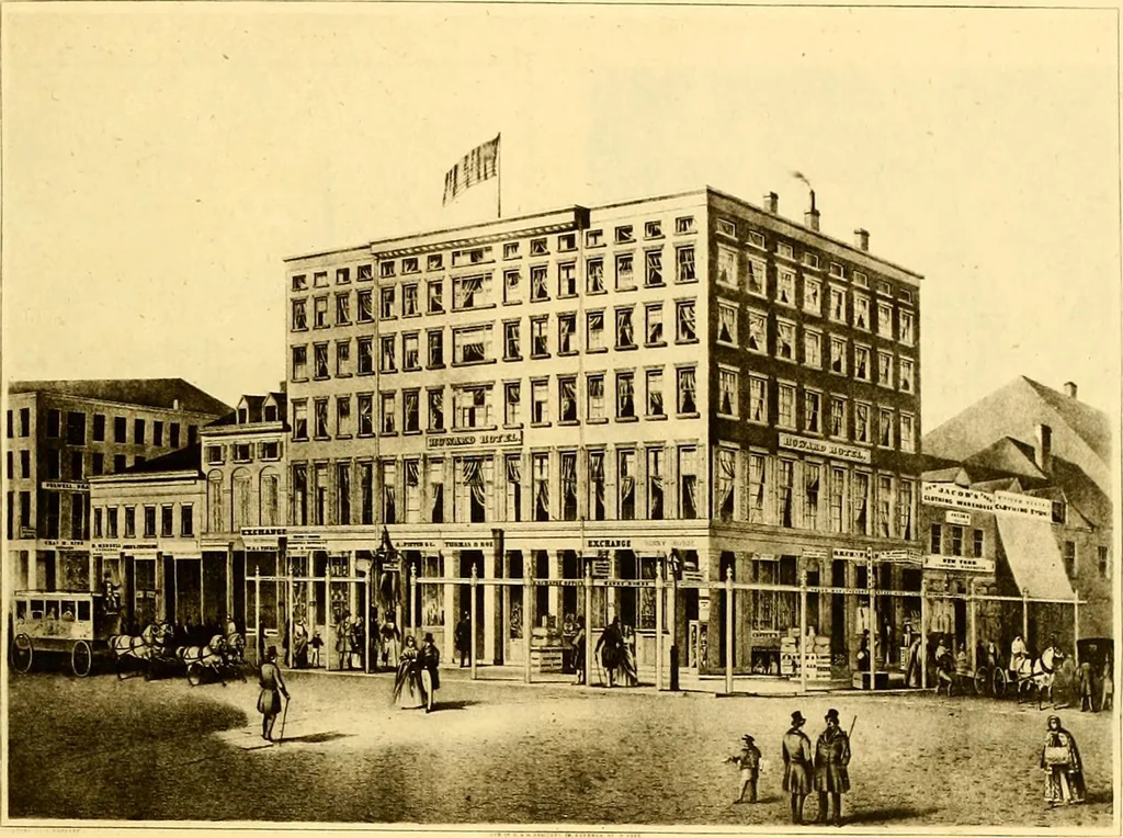 An illustration from The iconography of Manhattan Island, 1498-1909 : compiled from original sources and illustrated by photo-intaglio reproductions of important maps, plans, views, and documents in public and private collections, 1915, leaf 723