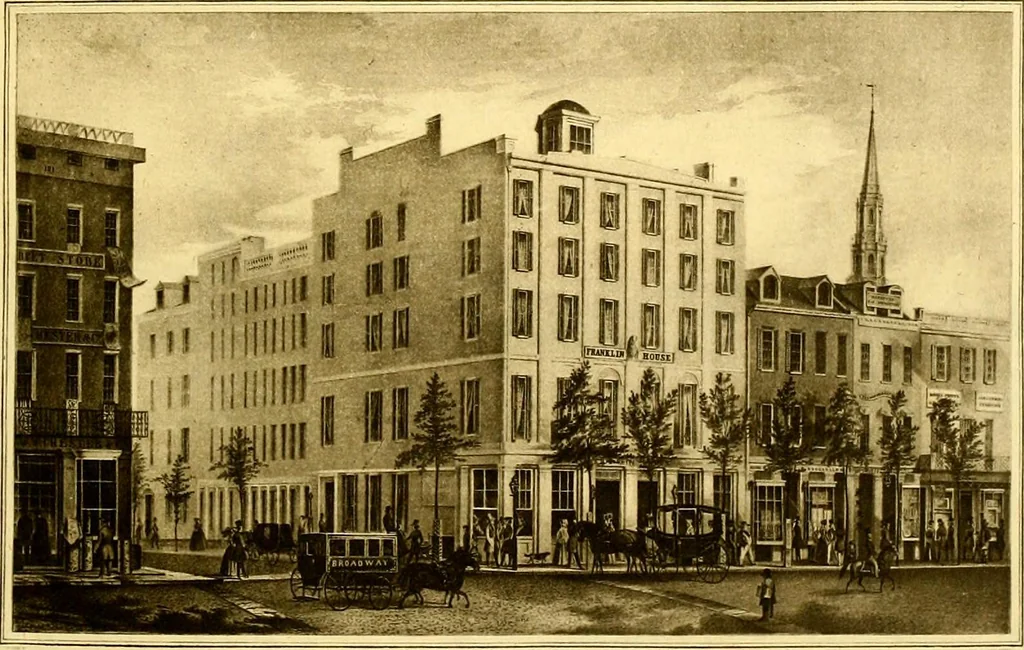 An illustration from The iconography of Manhattan Island, 1498-1909 : compiled from original sources and illustrated by photo-intaglio reproductions of important maps, plans, views, and documents in public and private collections, 1915, leaf 723