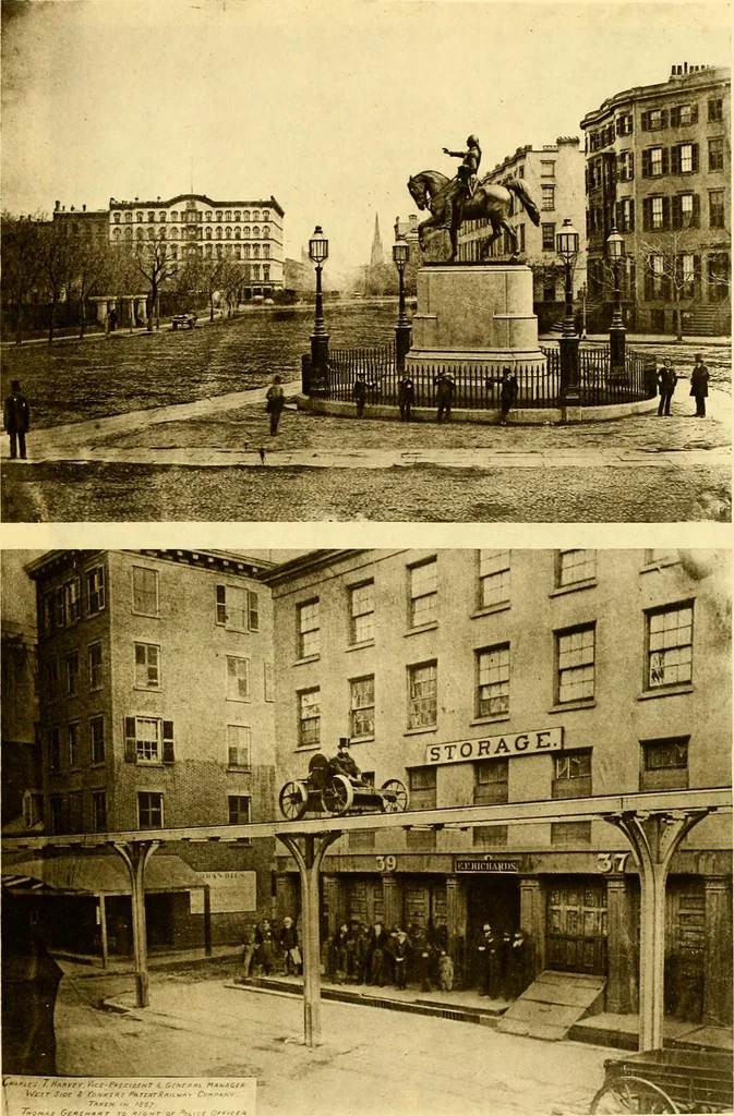 An illustration from The iconography of Manhattan Island, 1498-1909 : compiled from original sources and illustrated by photo-intaglio reproductions of important maps, plans, views, and documents in public and private collections, 1915, leaf 731