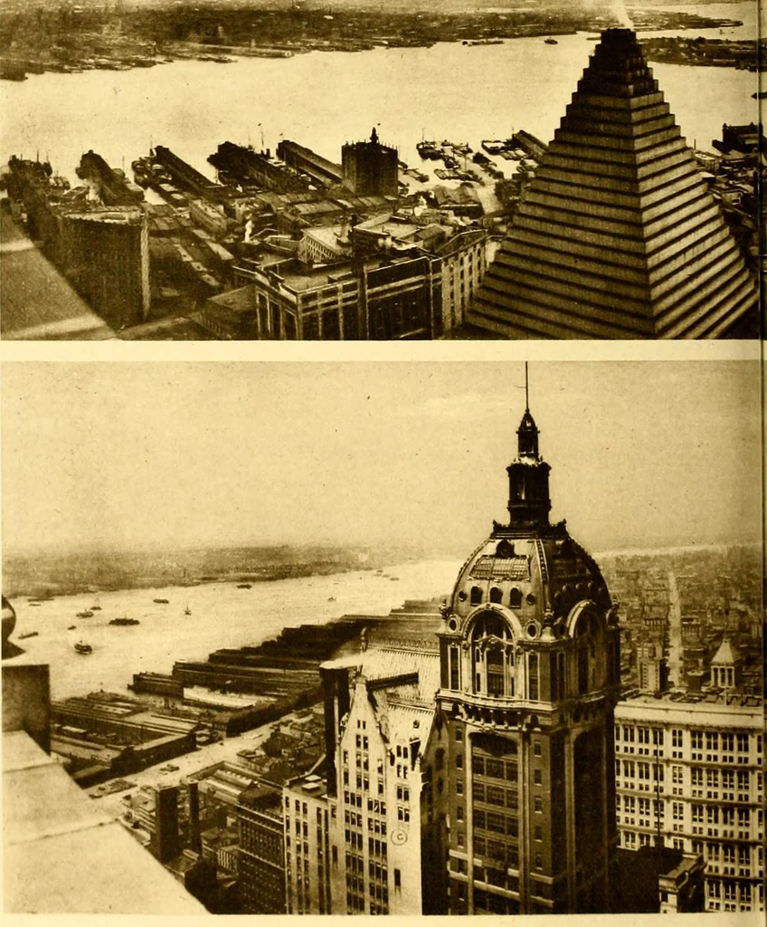 An illustration from The iconography of Manhattan Island, 1498-1909 : compiled from original sources and illustrated by photo-intaglio reproductions of important maps, plans, views, and documents in public and private collections, 1915, leaf 736
