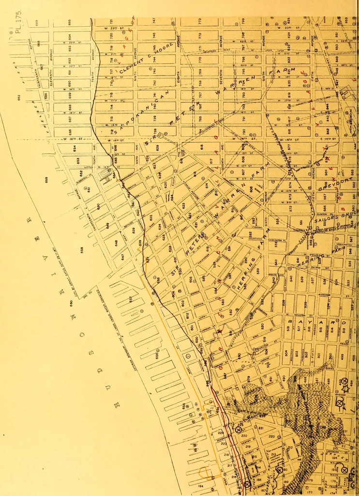 An illustration from The iconography of Manhattan Island, 1498-1909 : compiled from original sources and illustrated by photo-intaglio reproductions of important maps, plans, views, and documents in public and private collections, 1915, leaf 812