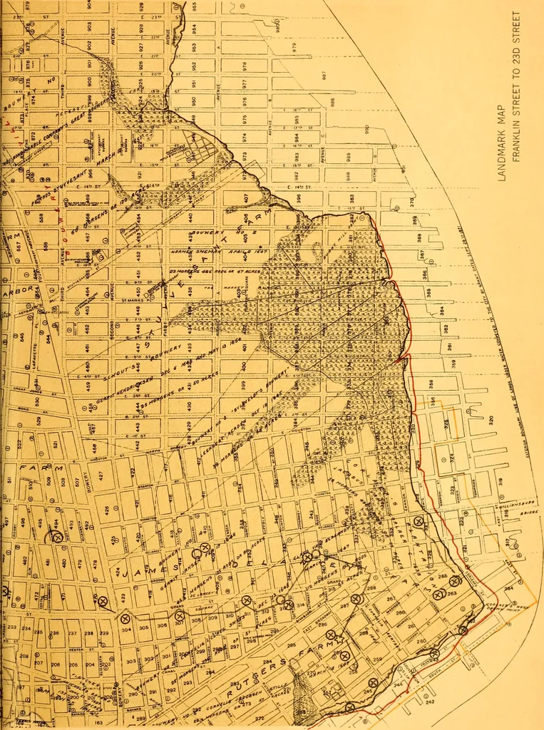An illustration from The iconography of Manhattan Island, 1498-1909 : compiled from original sources and illustrated by photo-intaglio reproductions of important maps, plans, views, and documents in public and private collections, 1915, leaf 813