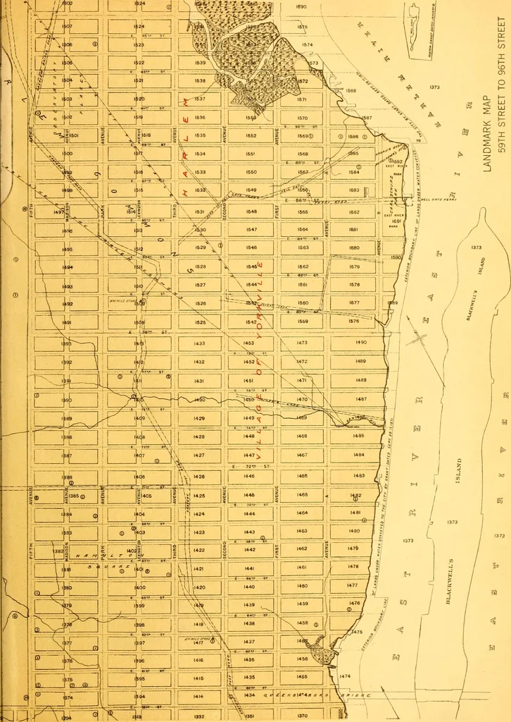 An illustration from The iconography of Manhattan Island, 1498-1909 : compiled from original sources and illustrated by photo-intaglio reproductions of important maps, plans, views, and documents in public and private collections, 1915, leaf 821