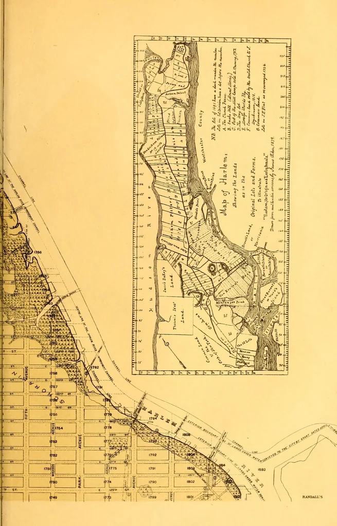 An illustration from The iconography of Manhattan Island, 1498-1909 : compiled from original sources and illustrated by photo-intaglio reproductions of important maps, plans, views, and documents in public and private collections, 1915, leaf 829