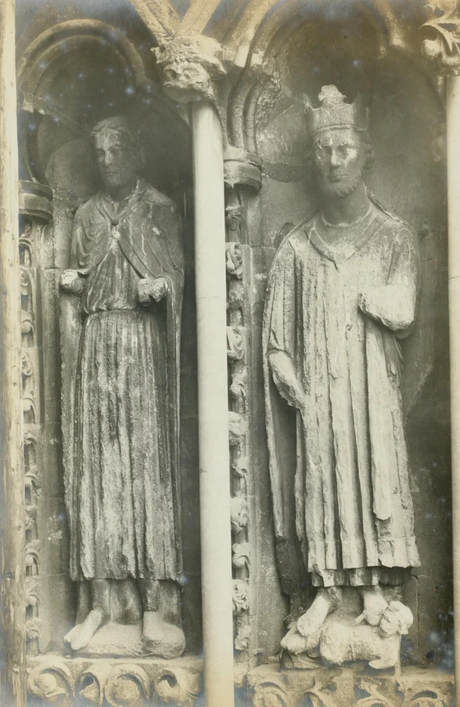 An illustration from Iconography of the west front of Wells cathedral, with an appendix on the sculptures of other medieval churches in England;, 1851, leaf 113