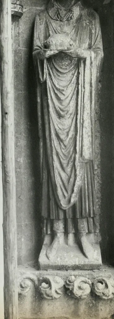 An illustration from Iconography of the west front of Wells cathedral, with an appendix on the sculptures of other medieval churches in England;, 1851, leaf 139