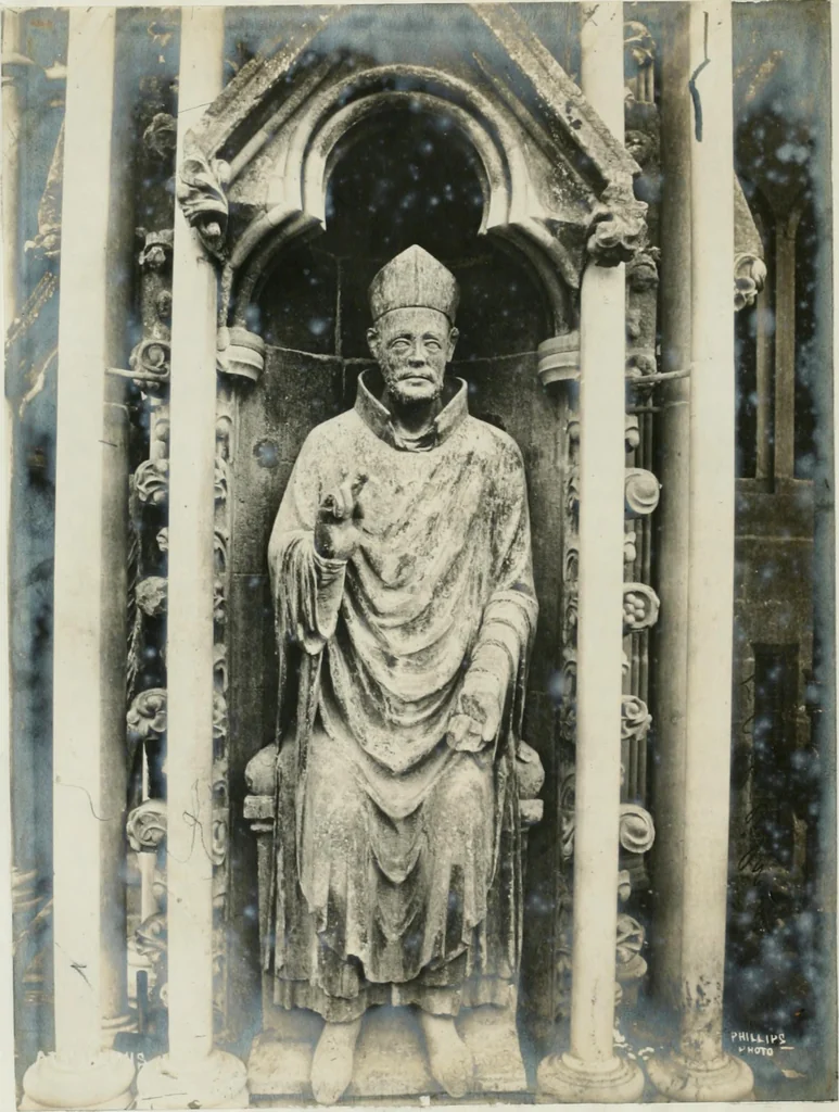 An illustration from Iconography of the west front of Wells cathedral, with an appendix on the sculptures of other medieval churches in England;, 1851, leaf 153