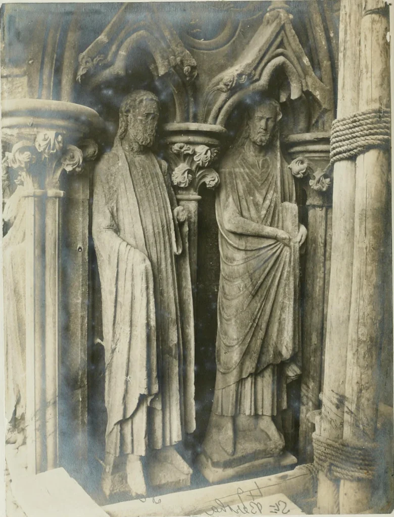 An illustration from Iconography of the west front of Wells cathedral, with an appendix on the sculptures of other medieval churches in England;, 1851, leaf 43