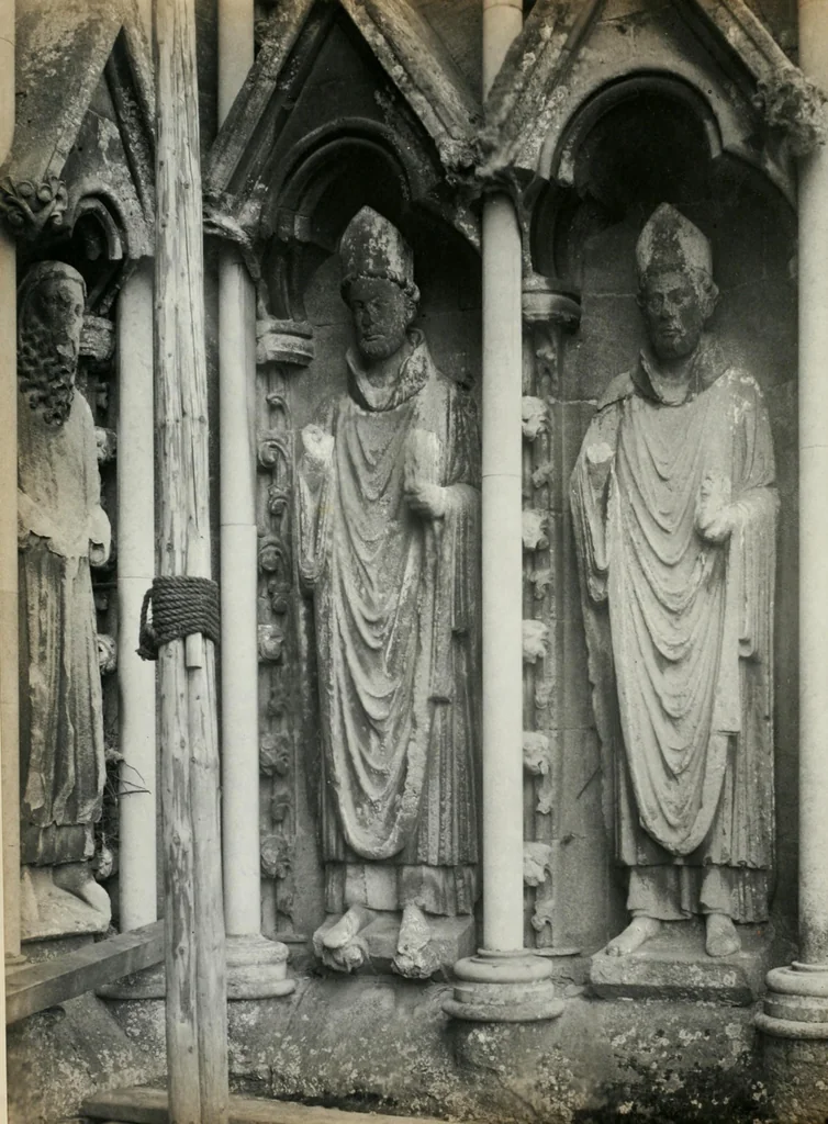 An illustration from Iconography of the west front of Wells cathedral, with an appendix on the sculptures of other medieval churches in England;, 1851, leaf 63