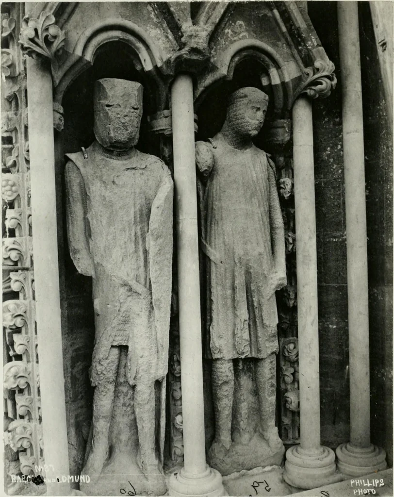 An illustration from Iconography of the west front of Wells cathedral, with an appendix on the sculptures of other medieval churches in England;, 1851, leaf 75