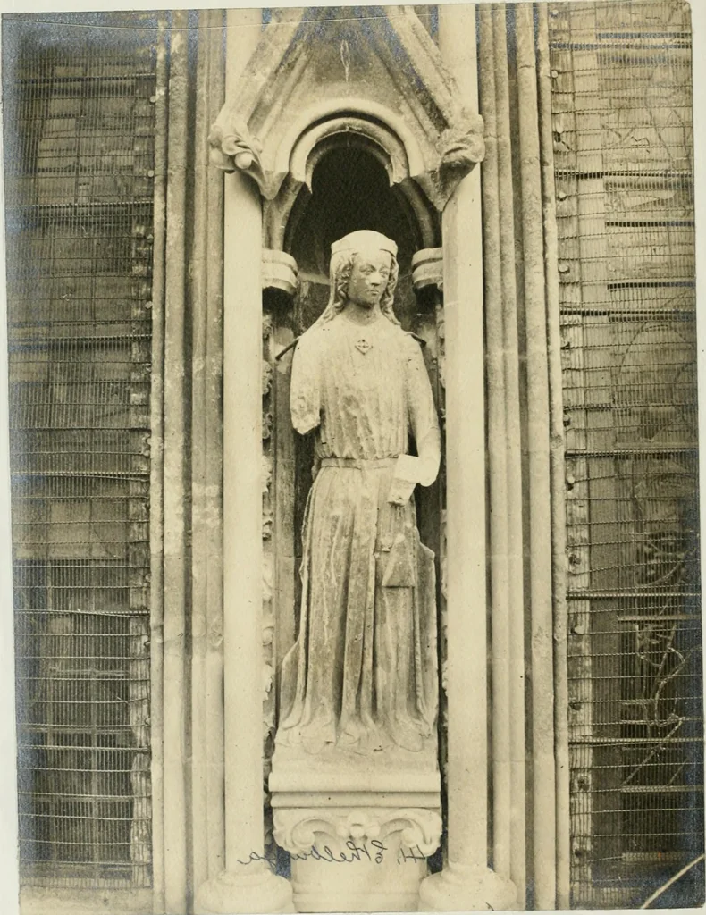 An illustration from Iconography of the west front of Wells cathedral, with an appendix on the sculptures of other medieval churches in England;, 1851, leaf 97