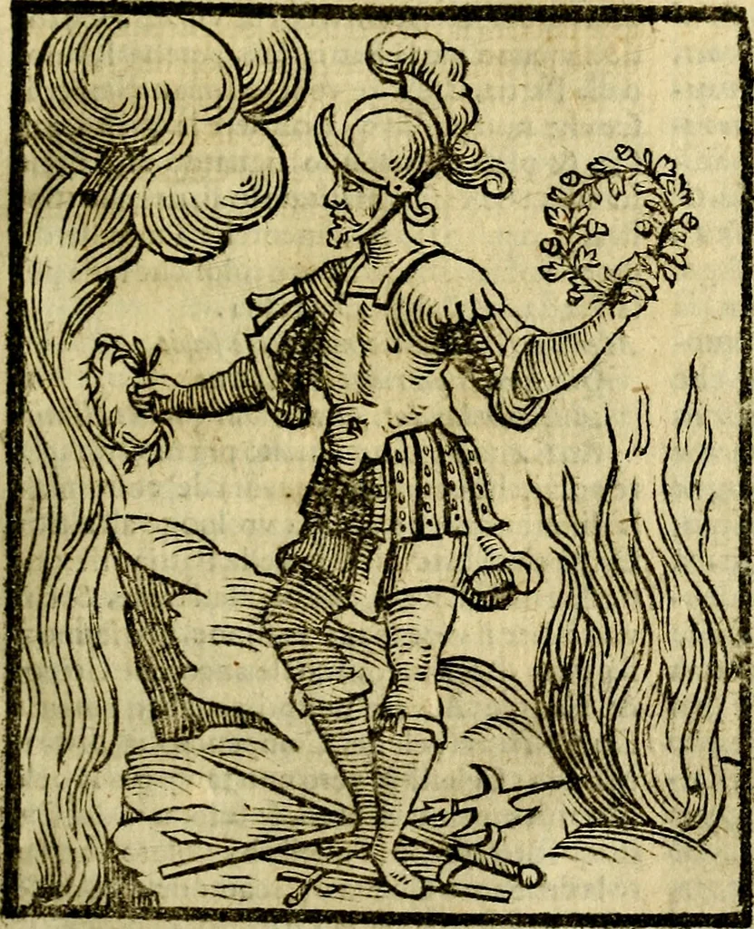 An illustration from Iconologia, 1645, leaf 102