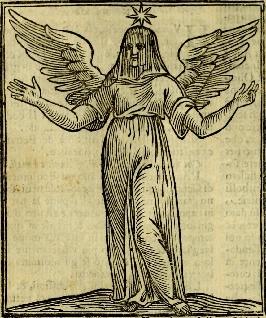 An illustration from Iconologia, 1645, leaf 107