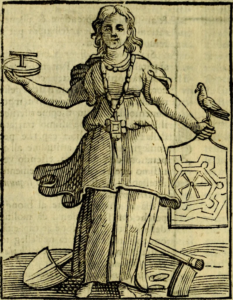 An illustration from Iconologia, 1645, leaf 111