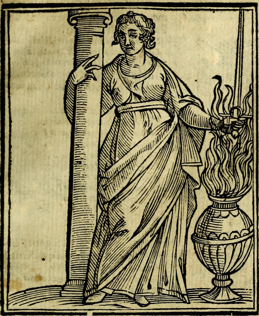 An illustration from Iconologia, 1645, leaf 196