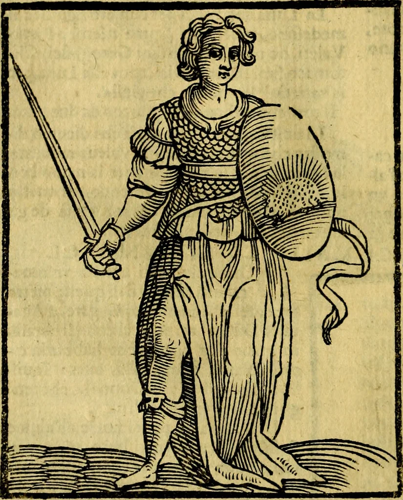 An illustration from Iconologia, 1645, leaf 219