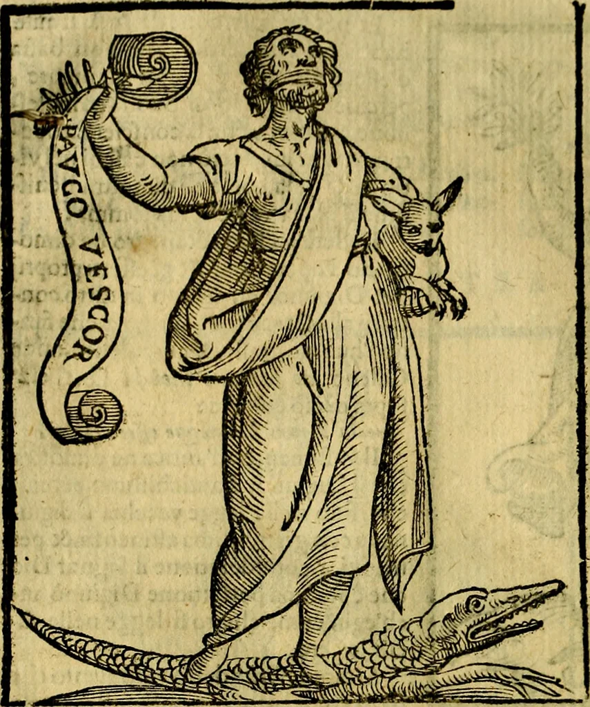 An illustration from Iconologia, 1645, leaf 221