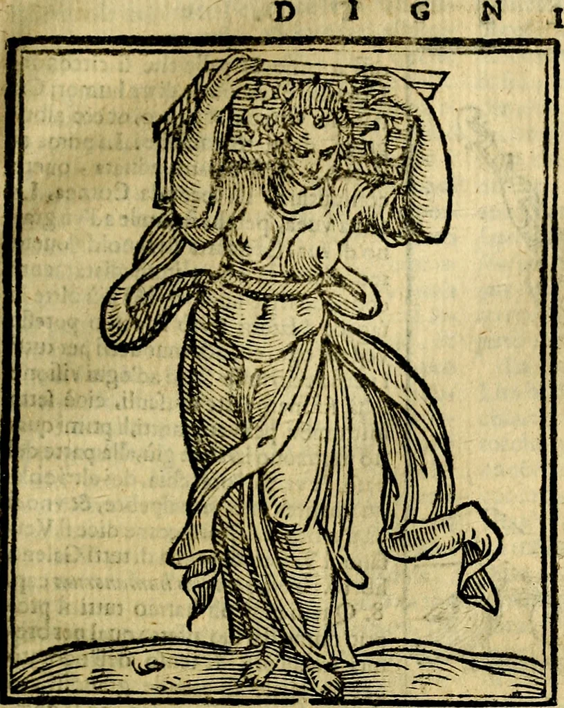 An illustration from Iconologia, 1645, leaf 222