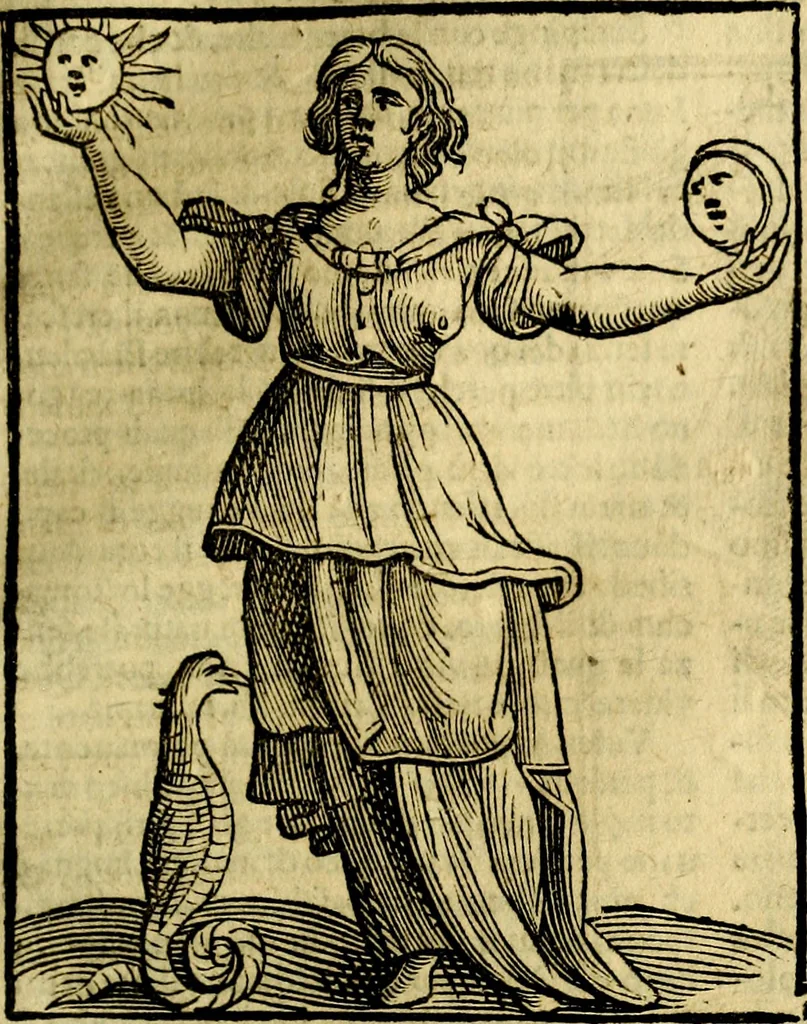 An illustration from Iconologia, 1645, leaf 256