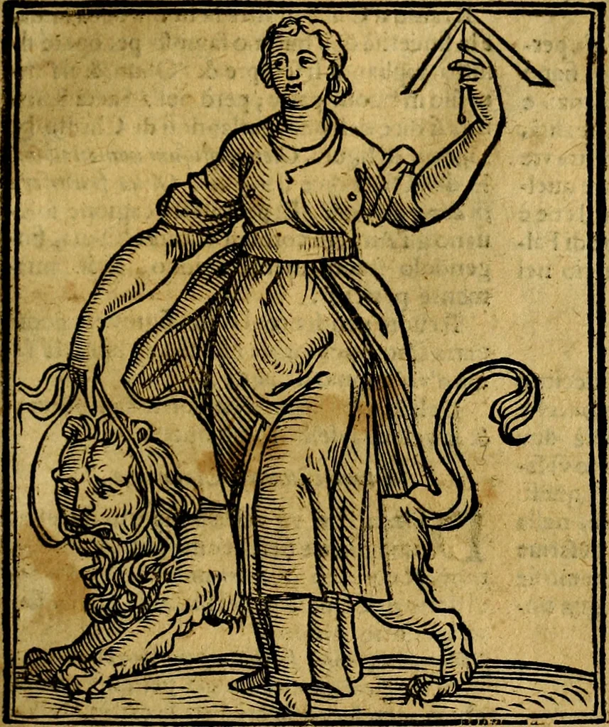 An illustration from Iconologia, 1645, leaf 262