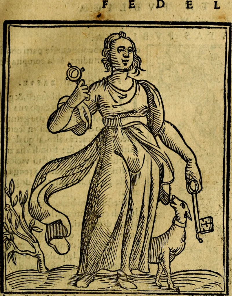 An illustration from Iconologia, 1645, leaf 274