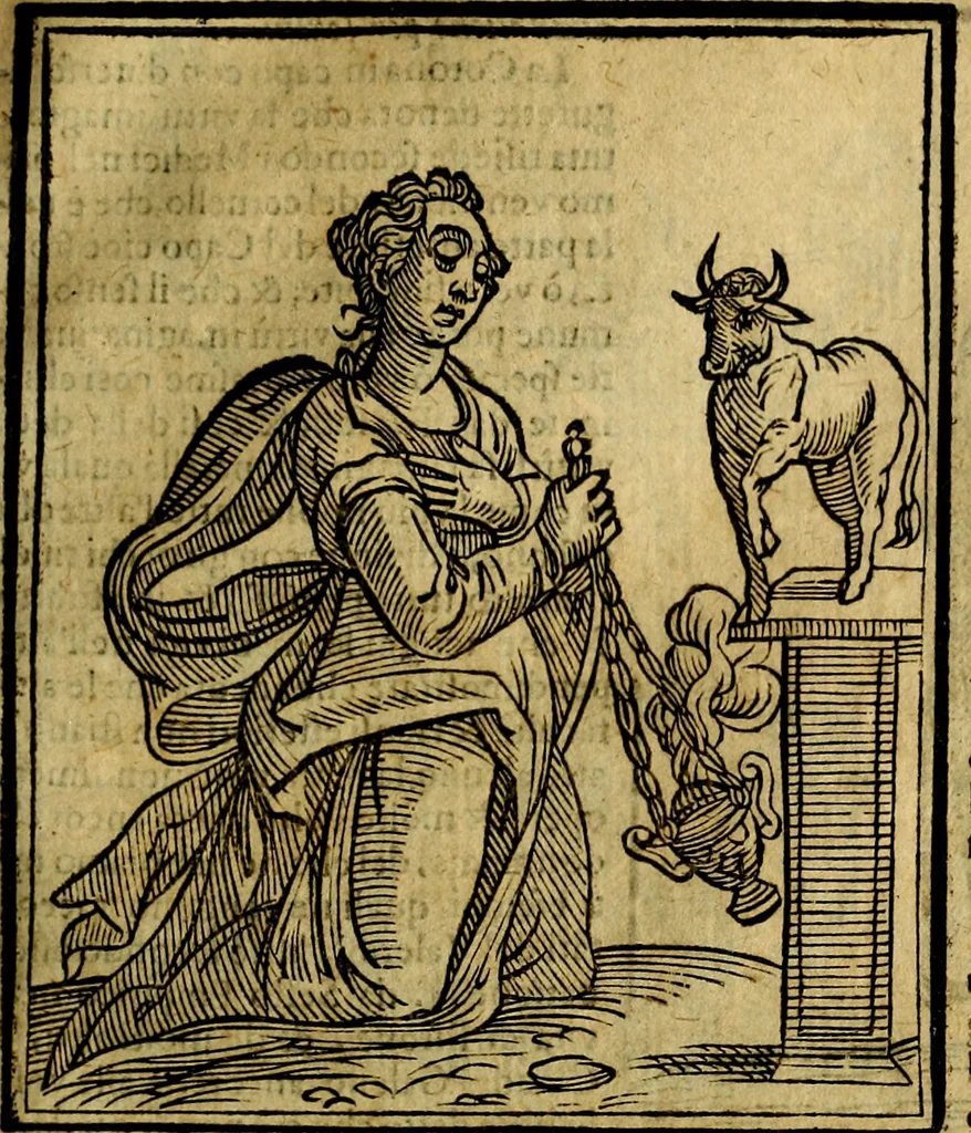 An illustration from Iconologia, 1645, leaf 342