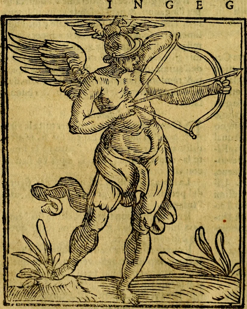 An illustration from Iconologia, 1645, leaf 351