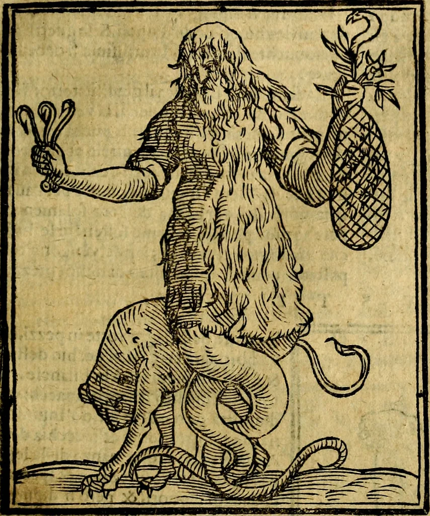 An illustration from Iconologia, 1645, leaf 352