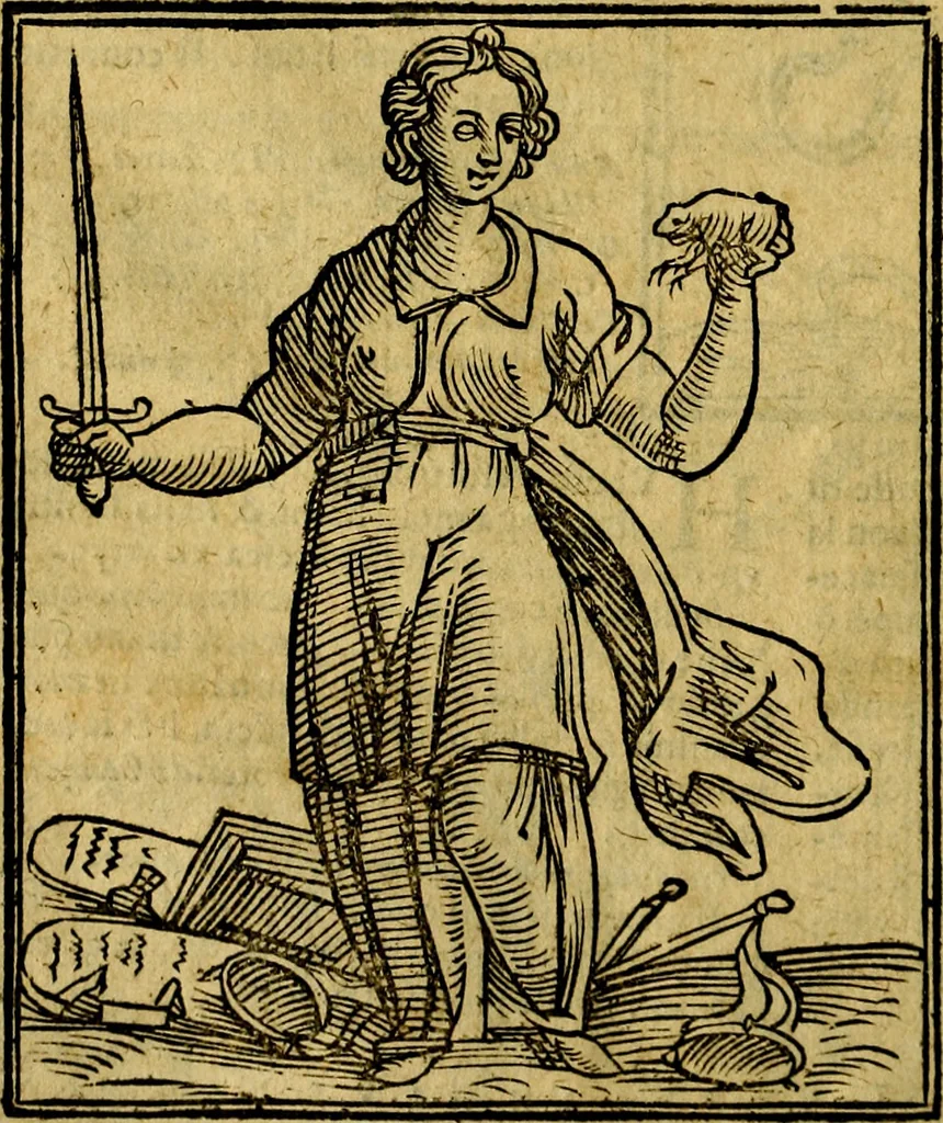 An illustration from Iconologia, 1645, leaf 353