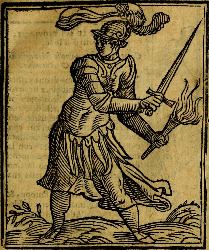 An illustration from Iconologia, 1645, leaf 372