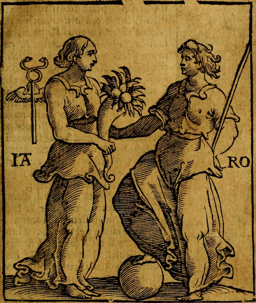 An illustration from Iconologia, 1645, leaf 378