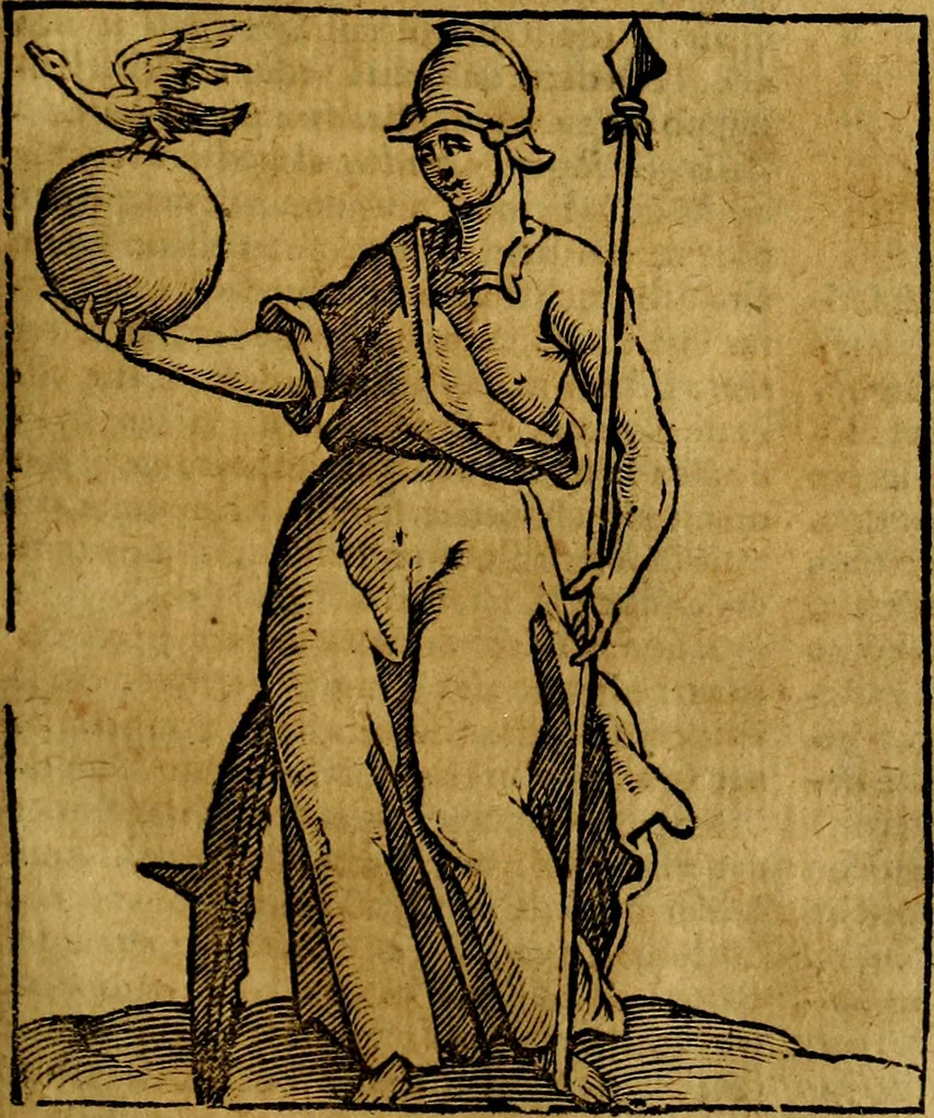 An illustration from Iconologia, 1645, leaf 380