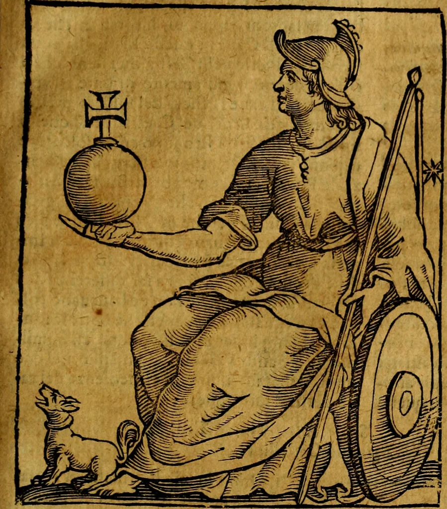 An illustration from Iconologia, 1645, leaf 388