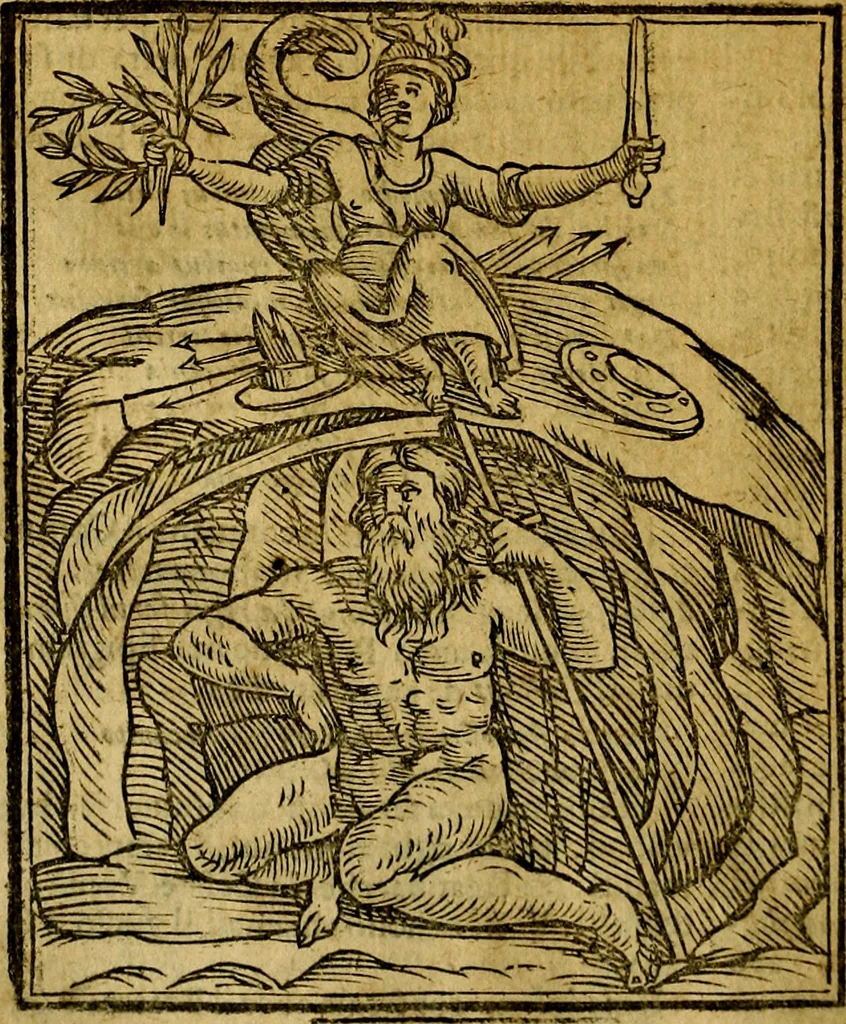An illustration from Iconologia, 1645, leaf 397