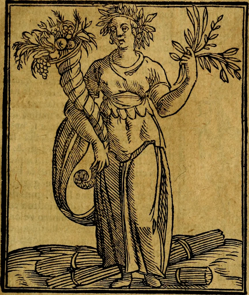 An illustration from Iconologia, 1645, leaf 400