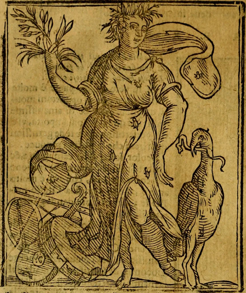 An illustration from Iconologia, 1645, leaf 401