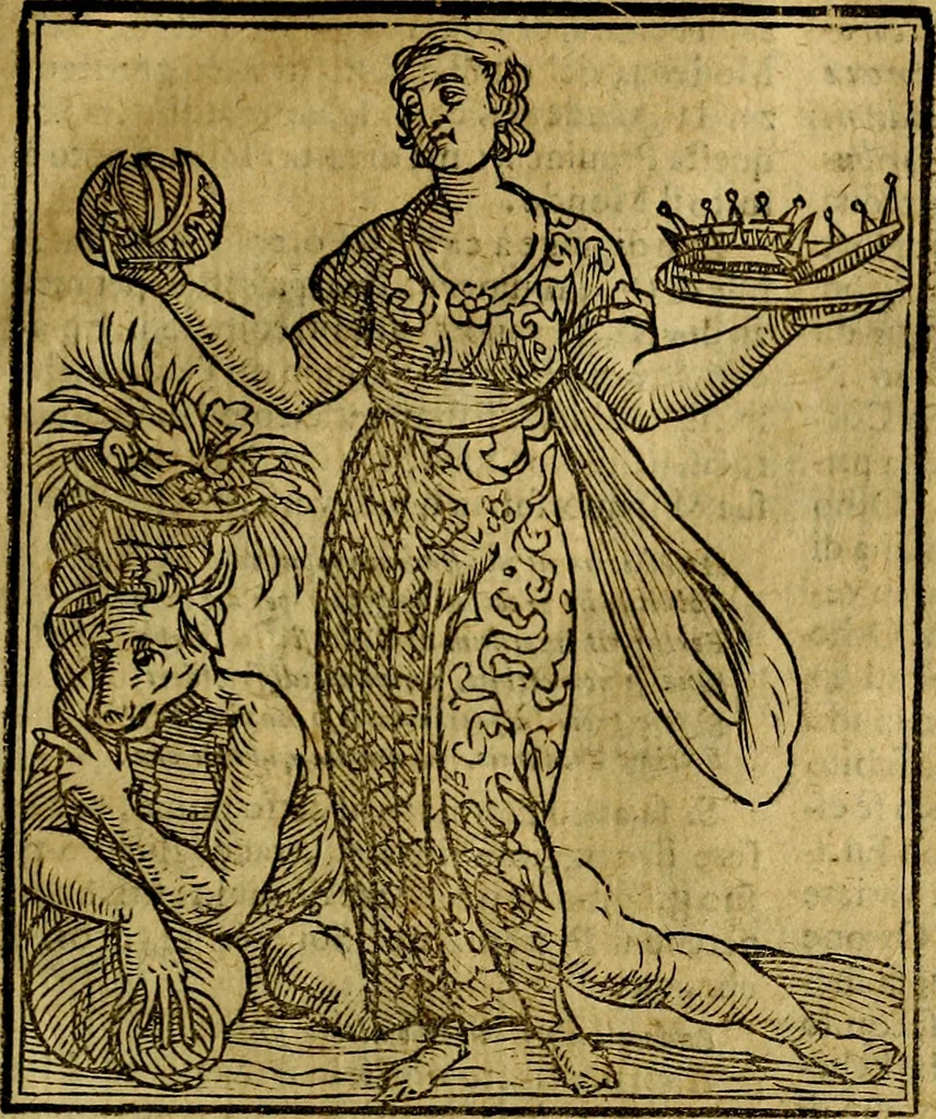 An illustration from Iconologia, 1645, leaf 406