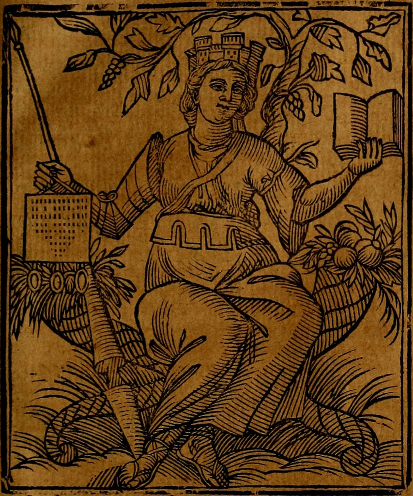 An illustration from Iconologia, 1645, leaf 410