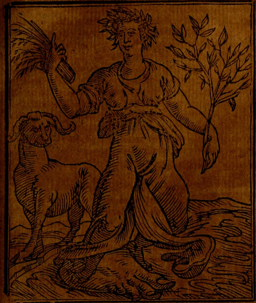 An illustration from Iconologia, 1645, leaf 430