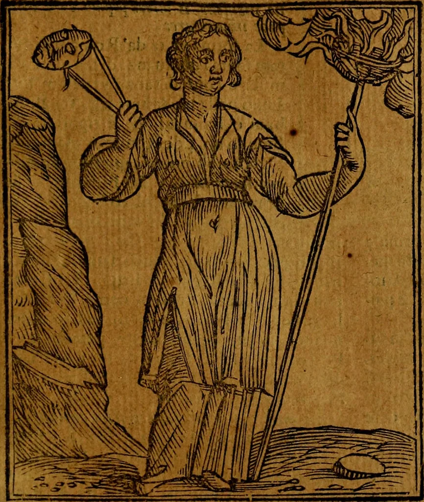 An illustration from Iconologia, 1645, leaf 438