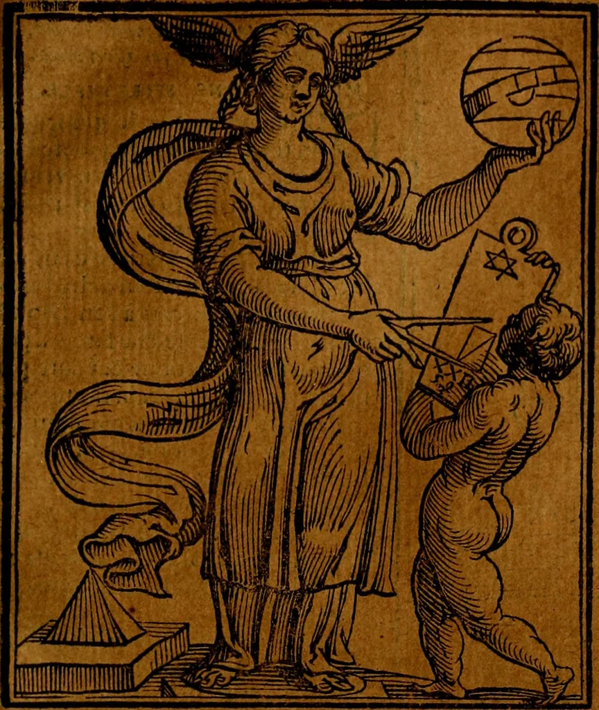 An illustration from Iconologia, 1645, leaf 460