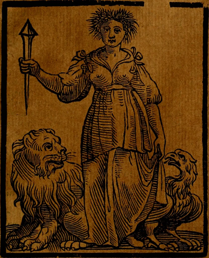 An illustration from Iconologia, 1645, leaf 464