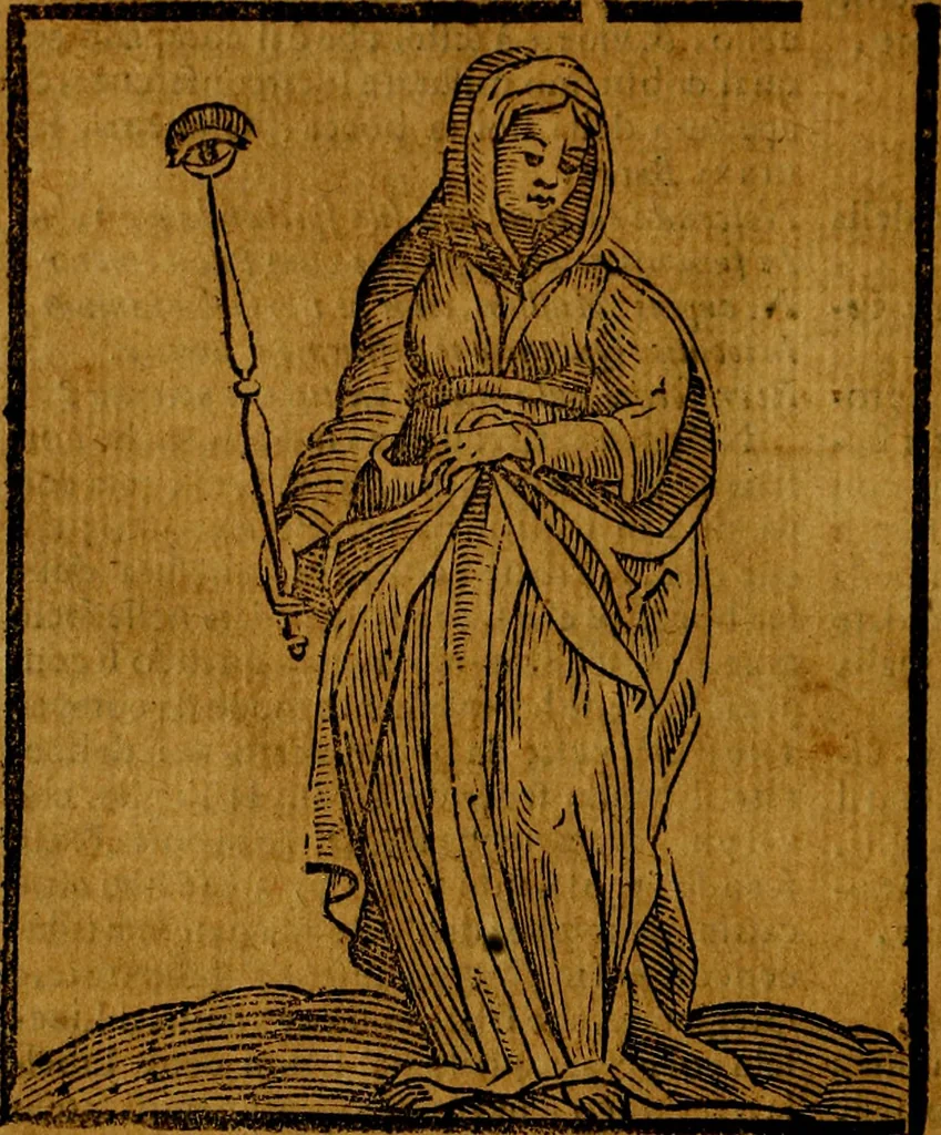 An illustration from Iconologia, 1645, leaf 485