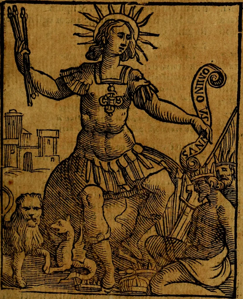 An illustration from Iconologia, 1645, leaf 486
