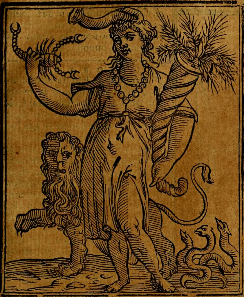 An illustration from Iconologia, 1645, leaf 492