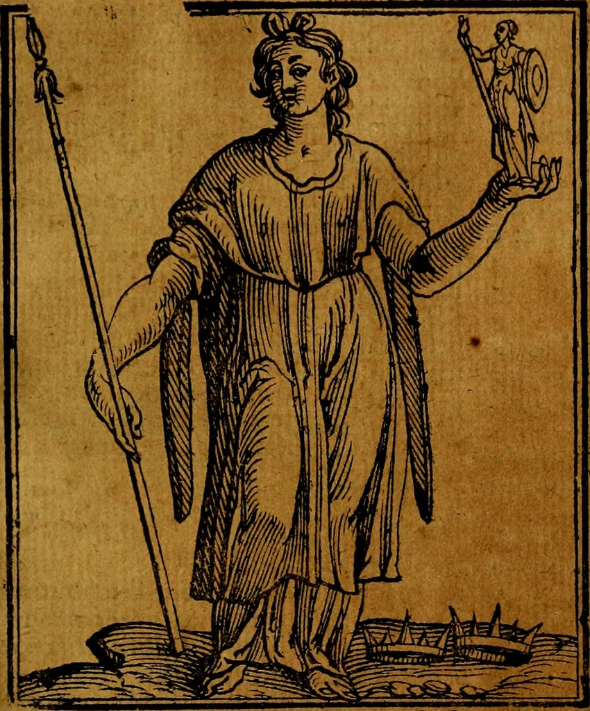 An illustration from Iconologia, 1645, leaf 508