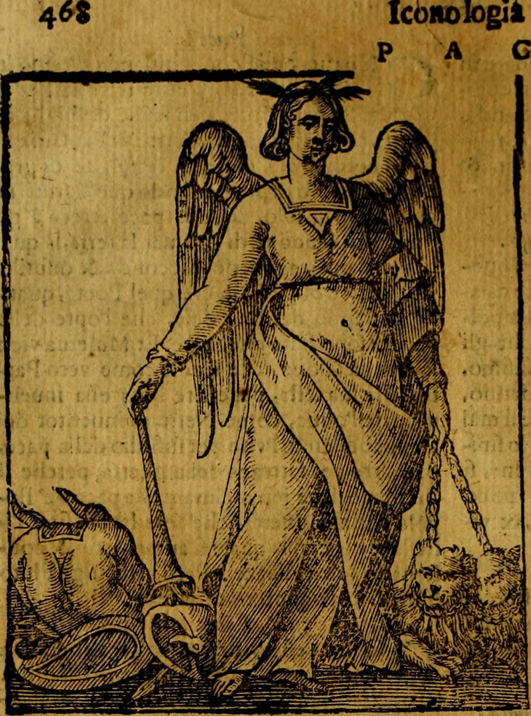 An illustration from Iconologia, 1645, leaf 539