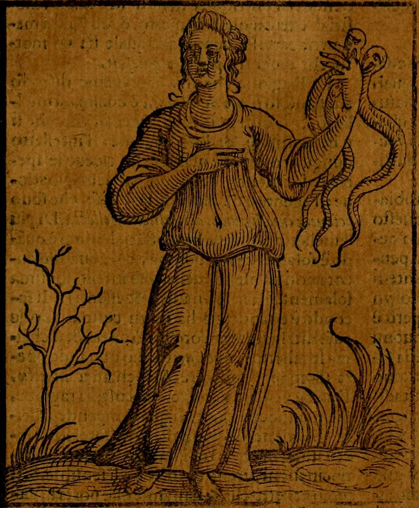 An illustration from Iconologia, 1645, leaf 586