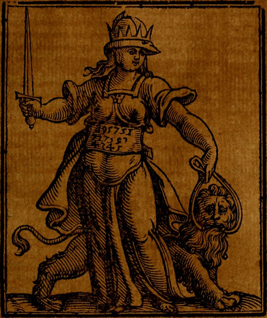 An illustration from Iconologia, 1645, leaf 588