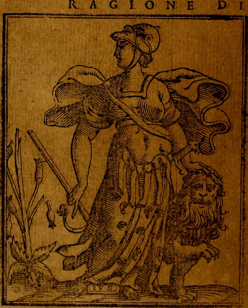 An illustration from Iconologia, 1645, leaf 589